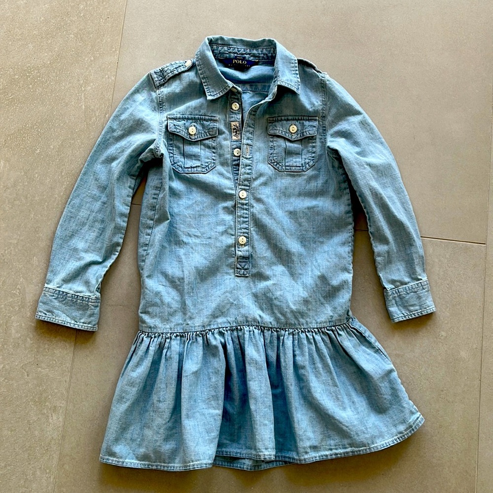 Polo Ralph Lauren girls denim dress